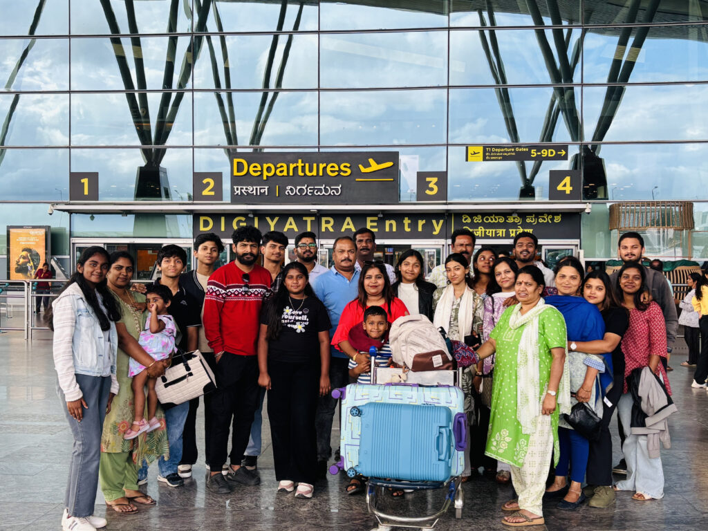 MBBS abroad student departure at Kempegowda Airport Bangalore