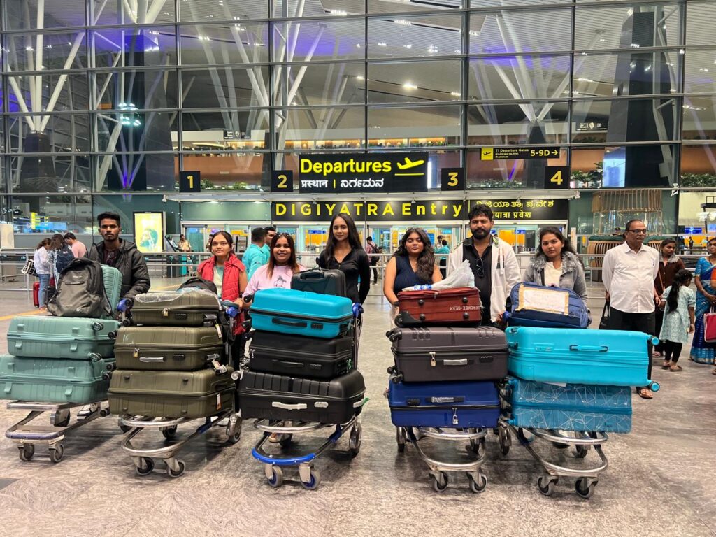 Doctor Abroad airport sendoff for MBBS students 2026 batch